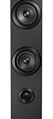 NGS Sky Charm - Altavoz de Torre, Bluetooth de 50W con Mando a Distancia, Entrada Óptica, USB, Radio FM y Entrada AUX, Color Negro