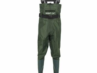 Night Cat Waders Vadeadores de Pesca Impermeables para Hombres Mujeres Vadeadores de Pecho de Caza con Botas
