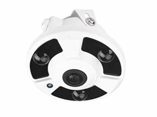 NightKing ONVIF - Cámara de seguridad IP de 360 grados para interiores ONVIF de 5 MP, visión nocturna, vista gratuita de aplicación
