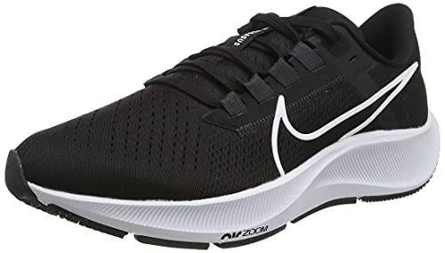 Nike Air Zoom Pegasus 38, Zapatillas para Correr Hombre, Black/White-Anthracite-Volt, 43 EU