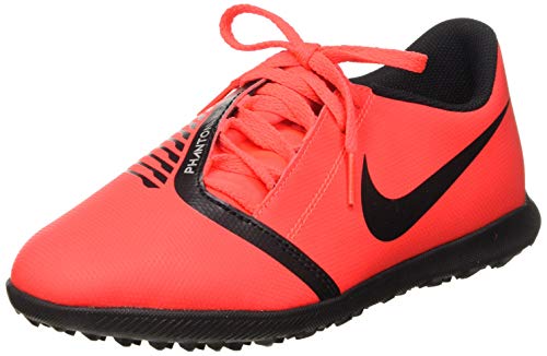 Nike Jr Phantom Venom Club TF, Botas de fútbol para Niños, Multicolor (Bright Crimson/Black-Bright Crimson 600), 38.5 EU