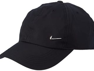 Nike Y Nk H86 Cap Metal Swoosh Hat, Unisex niños, Negro (Black/Metallic Silver), Talla única