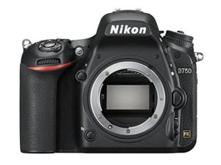 Nikon D750 - Cámara réflex digital de 24.3 Mp (pantalla 3.2", vídeo Full HD), color negro - Solo cuerpo,