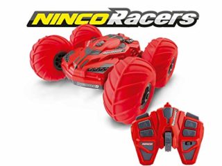 Ninco NH93133 Racers-Aquabound Coche Teledirigido Anfibio y Reversible, Condúcelo por Tierra, Agua y Nieve, Color rojo, 6 años Fábrica de Juguetes