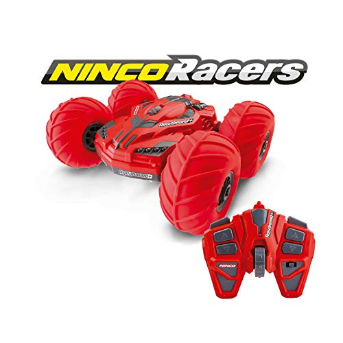 Ninco NH93133 Racers-Aquabound Coche Teledirigido Anfibio y Reversible, Condúcelo por Tierra, Agua y Nieve, Color rojo, 6 años Fábrica de Juguetes