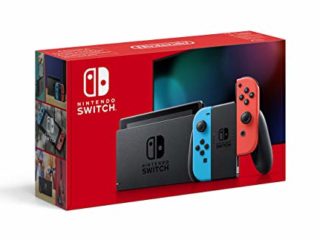 Nintendo Switch - Consola Estándar, Color Azul Neón/Rojo Neón