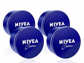 NIVEA Creme en pack de 4 (4 x 400 ml), crema hidratante corporal y facial para toda la familia, crema universal para una piel suave e hidratada, crema multiusos
