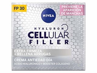 NIVEA Hyaluron Cellular Filler Cuidado de Día FP30 (1 x 50 ml), crema hidratante de día, crema antiarrugas con ácido hialurónico, crema antiedad