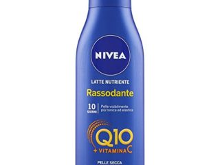 Nivea - Leche hidratante reafirmante Q10 Vitamina C, crema corporal para piel seca, 250 ml