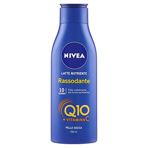 Nivea - Leche hidratante reafirmante Q10 Vitamina C, crema corporal para piel seca, 250 ml