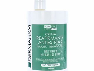 Noche y Día, Crema Antiestrías Reafirmante DERMAFIRM, Tensora y Reparadora. Da tono y mejora la piel de muslos, glúteos, brazos y abdomen, piel firme y sedosa. 1000 ml
