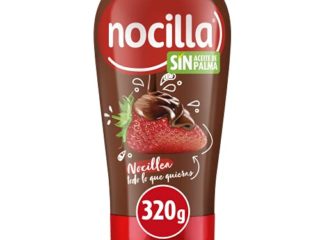 Nocilla Original Crema al Cacao con Avellanas, Bocabajo, sin Aceite de Palma 320g