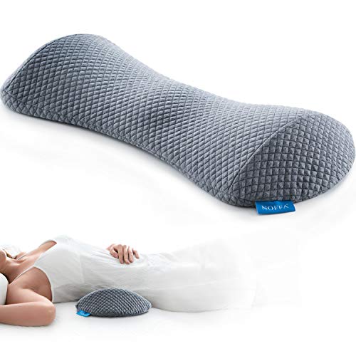 NOFFA Cojín Lumbar para Cama, Almohada Lumbar para Dormir/Silla de Oficina/Asiento de Coche