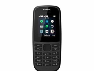 Nokia 105 - Teléfono móvil de 1,77" (4 MB RAM, 4 MB ROM, Batería 800 mAh, Dual Sim), Negro [Versión ES/PT]