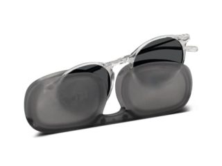 Nooz Gafas de sol polarizadas para hombre y mujer - Protección de categoría 3 - Color Cristal - con estuche compacto - Colección CRUZ
