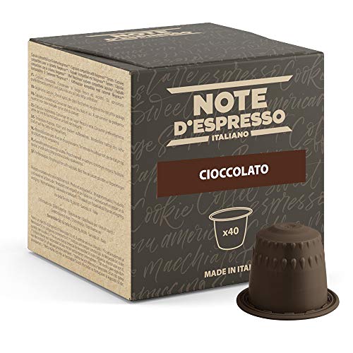 Note d'Espresso - Chocolate - Cápsulas compatibles con Cafeteras NESPRESSO - 40 caps