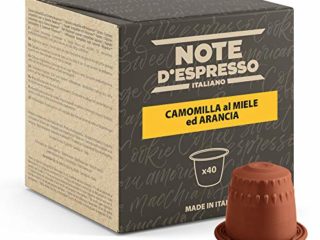 Note d'Espresso - Manzanilla con Miel y Naranja - Cápsulas compatibles con Cafeteras NESPRESSO* - 40 caps