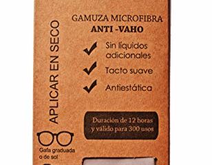 Novax Premium Paño de Microfibra antivaho y Limpieza para 300 Aplicaciones eficaces y hasta 12 Horas