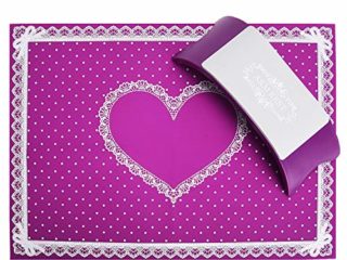 Noverlife Nail Art Almohada de mano y mantel de manicura, Almohadilla de escritorio de silicona púrpura, Soporte de mano plegable lavable para esmalte de uñas