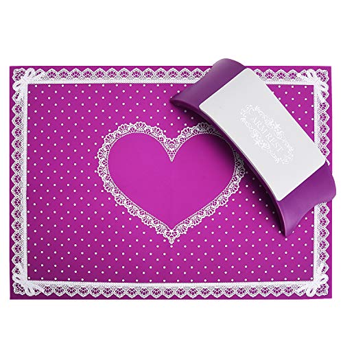 Noverlife Nail Art Almohada de mano y mantel de manicura, Almohadilla de escritorio de silicona púrpura, Soporte de mano plegable lavable para esmalte de uñas