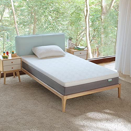Novilla Colchon Viscoelastico 80x200 | Colchón de Espuma de Gel Transpirable con Fibra de Carbón de Bambú | 4 Capas de Espuma | para un Sueño Fresco y Sin Estrés | Altura 18cm