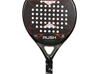 NOX Pala de Padel Rush - Exclusive Series, Negro - Rojo, Estandar