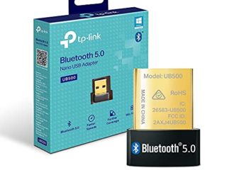 【Nuevo】 TP-Link UB500 - Adaptador Bluetooth 5.0 USB, Tamaño Mini para Ordenador, portatil, Auriculares, Altavoz, Teclado, Compatible con Windows 11/10/8.1/7