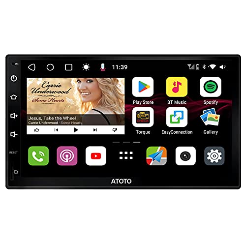 [Nuevo]ATOTO S8 Gen 2 Premium Android Audio Radio, S8G2B74PM, Poderoso Soc, BT doble con aptX HD, Enlace telefónico (Android Auto y Carplay Inalámbrico),Pantalla QLED, Retrovisor HD con LRV,SCVC y más