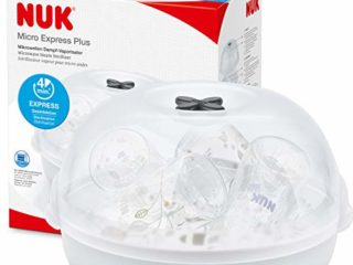 NUK 10256444 - Micro Express Plus Esterilizador de microondas para biberones