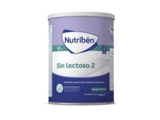 Nutribén Sin Lactosa 2 Leche en Polvo, 400g