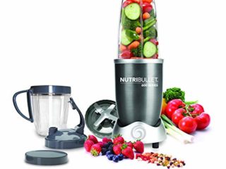 NutriBullet NBR-0928-M Extractor de nutrientes original con recetario en español, base motor de alta capacidad, 600 W, 20000 rpm, incluye varios accesorios, Gris