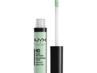 NYX Professional Makeup HD Photogenic Concealer Wand, Corrector para todo tipo de pieles, Cobertura media, Tono: Verde