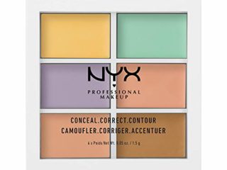 NYX Professional Makeup Paleta de correctores Colour Correcting Palette, 6 colores cremosos y combinables