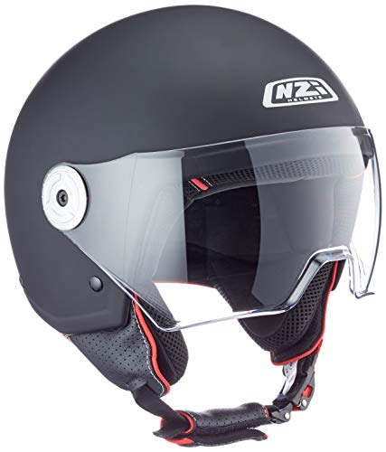 NZI Vintage 3 Casco, Hombre, Matt Black, M