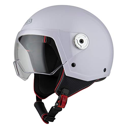 NZI Vintage 3 Casco, Hombre, Pearl White, Large