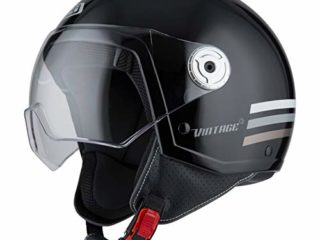 NZI Vintage 3 Casco, Hombre, triband Black&Antracite, Medium