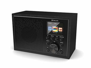 Oakcastle IR100 Internet Radio WiFi, Spotify Connect, Bluetooth, Alarma Dual, Line in, Control de Aplicaciones, Pantalla a Color (Negro)