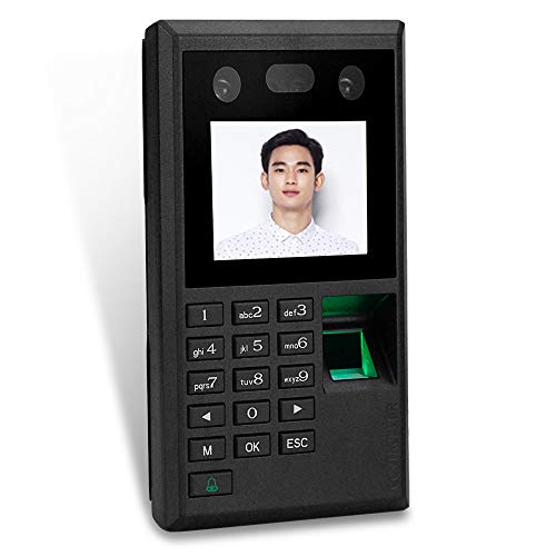 OBO HANDS USB Biometría Pantalla de Color de 2,8 Pulgadas Cara Huella Dactilar Contraseña Asistencia Máquina Empleado Comprobación de Nómina Registrador DC 12 V Tiempo Reloj de Asistencia