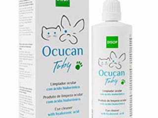 Ocucan Limpiador Ocular con Ácido Hialurónico para Perros y Gatos. Limpia e Hidrata los Ojos y Elimina Legañas o Suciedad y Previene Manchas Debajo de los Ojos (100 ml)