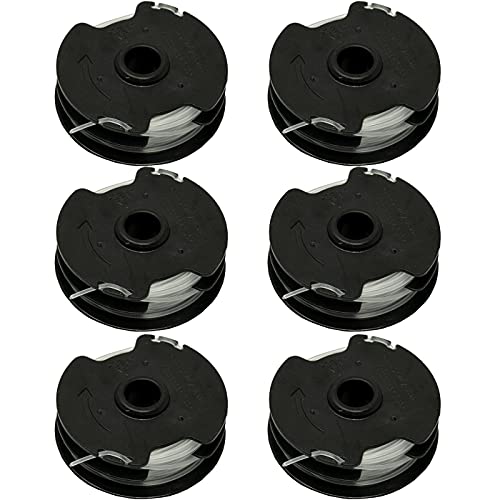 Odashen Paquete de 6 bobinas de repuesto para cortacésped inalámbrico Parkside PRTA 20 Li C3 IAN351753