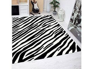 Oedim Alfombra Estampado Piel Cebras PVC | 95 cm x 133 cm| Moqueta PVC | Suelo vinilico | Decoración del Hogar