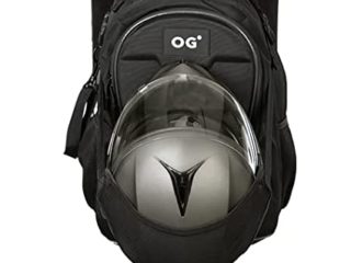 OG Original CityRunner Mochila Moto, Impermeable, Expandible 30-35L, Bolsa Porta-Cascos Motorista, Correa Casco, Gran Capacidad, Portátil, Reflectante, USB