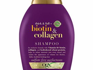 OGX Champú sin Sulfatos ni Parabenos para el Crecimiento del Pelo, Biotina y Colágeno, 385 ml
