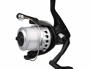 Okuma Electron ELC-165 FD con línea Plus Carrete de Pesca - Negro