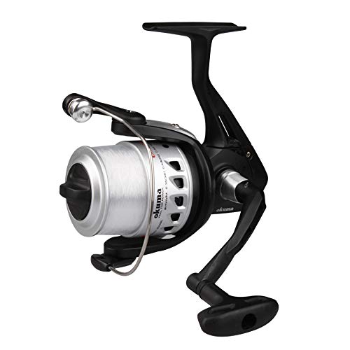 Okuma Electron ELC-165 FD con línea Plus Carrete de Pesca - Negro