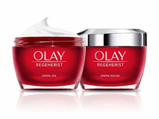 Olay Regenerist Crema Facial De Día y Noche, Pack x 2 Uds, Fórmula Con Ácido Hialurónico Vitamina B3 Y Niacinamida, 24H De Hidratación, 100 ml