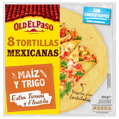 Old El Paso Tortilla de Maíz y Trigo, 335g