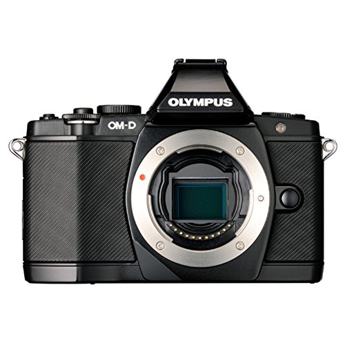 Olympus OM-D E-M5 - Cámara Evil (sólo Cuerpo, Sensor Live Mos 4/3" 16.1 MP, Pantalla tactil OLED abatible de 3", Visor electrónico, vídeo 1080p Full HD) Color Negro