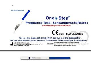 One Step - 20 Pruebas de Embarazo 10 mIU/ml Formato 3,5 mm.