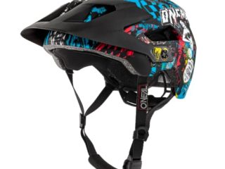 O'NEAL | Casco para Bicicleta de montaña | All-Mountain | Aperturas de ventilación para refrigeración, Norma de Seguridad EN1078 | Casco Defender Wild | Adultos | Multi | Talla L/XL